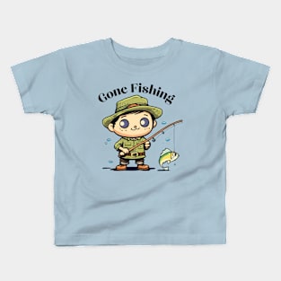 Gone Fishing Kids T-Shirt